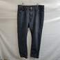 Vintage Genes Men's Black Denim Jeans Size W36 L32 image number 1