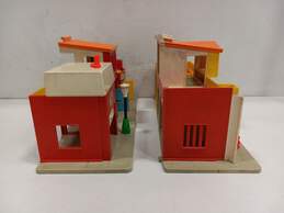 Fisher Price Playset Police, Gas, Garage, Fire, Post Office, Theater alternative image