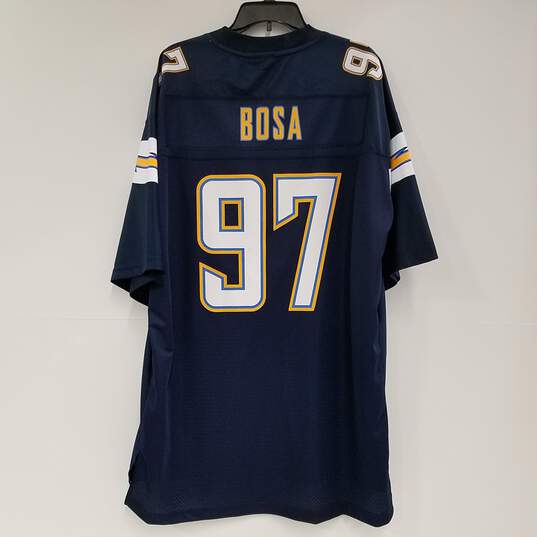 Mens Blue Los Angeles Chargers Joey Bosa #97 Football NFL Jersey Size XL image number 2