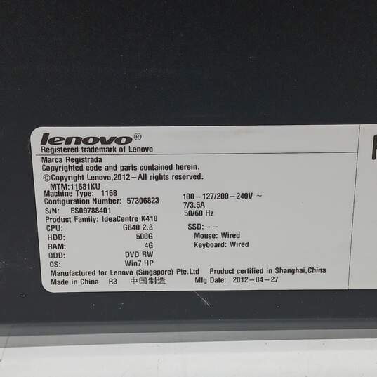Lenovo Ideacentre K410 Desktop Computer image number 5