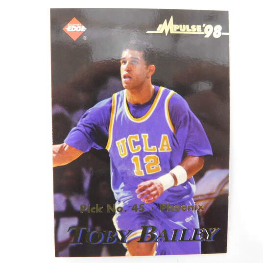 1998-99 Kobe Bryant Collector's Edge Impulse w/ Toby Bailey LA Lakers image number 4