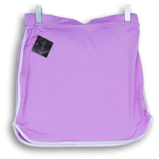 NWT Womens Purple Elastic Waist Pull-On Short Tennis Skirt Size Medium image number 1