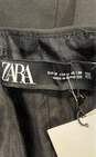 Zara Women Black Double Breasted Vest Dress M image number 3