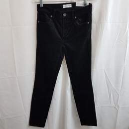 Loft Women's Black Velvet Jeans Size 0