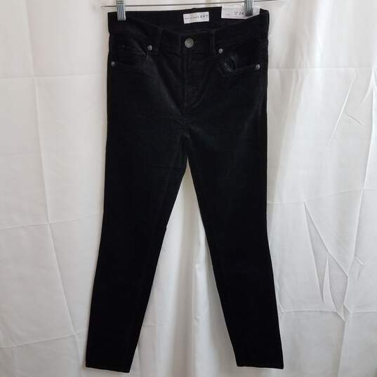 Loft Women's Black Velvet Jeans Size 0 image number 1