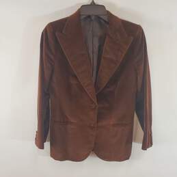 Giorgio Beverly Hills Women Brown Blazer Jacket 8