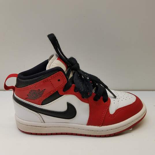 Nike Air Jordan 1 Mid Chicago Red Size 12C image number 1