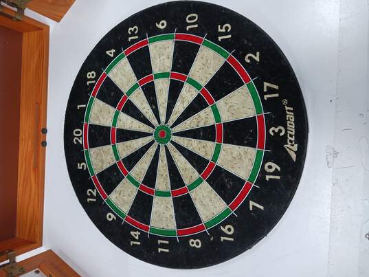 Centerpoint Solid Wood Sisal Dartboard & Cabinet image number 2