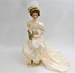 Vintage Franklin Heirloom Gibson Girl Bride Porcelain Doll IOB alternative image