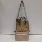 Andrew Marc New York Women's Beige Leather Tote Purse w/ Pouch image number 1