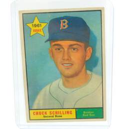 1961 Chuck Schilling Topps Rookie Boston Red Sox