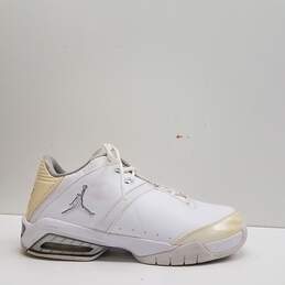 Air Jordan Team Reign Low White Metallic Men's Athletic Shoes Size 10