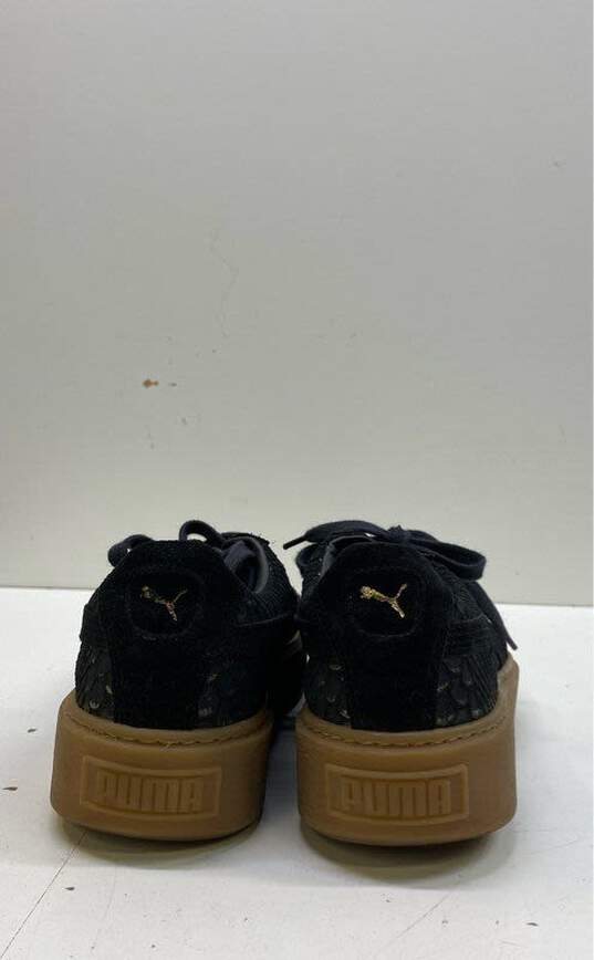 PUMA Black Sneaker Casual Shoe Women 10 image number 4