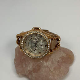 Designer Fossil ES3366 Gold-Tone Stainless Steel Round Analog Wristwatch