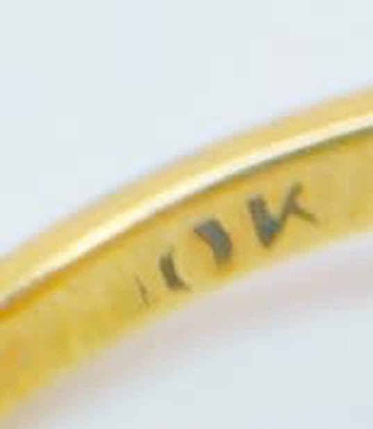 10K Yellow Gold Pearl Ring For Repair 1.7g image number 5