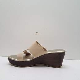 Anne Klein Hermina Light Sand  Brown Wedge Sandals  Size 10 alternative image
