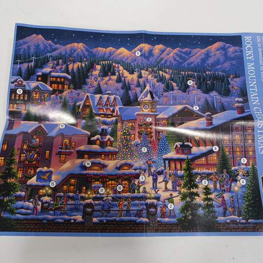 Dowdle 1000pc. Rocky Mountain Christmas Puzzle image number 2