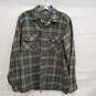 VTG Pendleton MN's Green Plaid Long Flannel Sleeve Shirt Size S image number 1