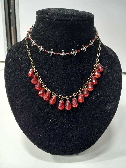 6pc Red Jewelry Bundle image number 2