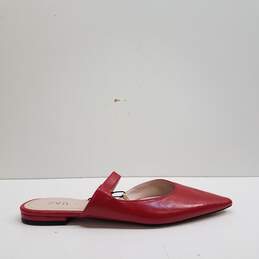 Zara Slingback Pointed Toe Mules Red 6.5