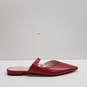 Zara Slingback Pointed Toe Mules Red 6.5 image number 1