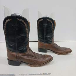 Men's Brown & Black Tony Lama Boots Size 11D