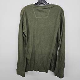 Olive Green Thermal Long Sleeve Shirt alternative image