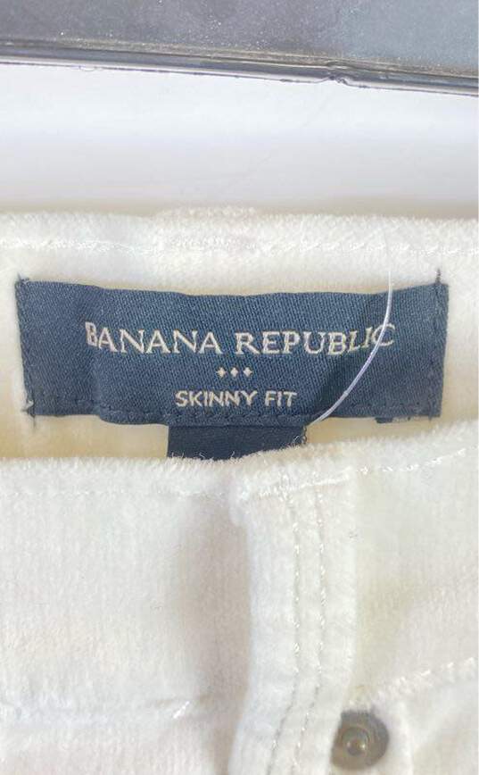 Banana Republic Women White Pants Sz 8 image number 3