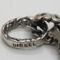 Diesel Sterling Silver Heavy Link Toggle Men's 8.5in Bracelet 57.9g image number 5