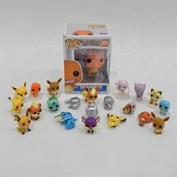 Funko Pop Pokemon Charmander 455 Figure w/ Mini Pocket Pop Advent Figures Mew