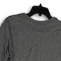 Mens Gray Dri-Fit Round Neck Long Sleeve Graphic Pullover T-Shirt Size Medium image number 4
