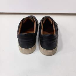 Women's Black Leather Slip On Shoes Size 9M alternative image