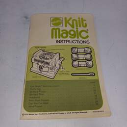Vintage 1974 Mattel Knit Magic Crafting Kit alternative image