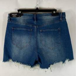 Nicole Miller New York Blue Shorts - Size 12 alternative image