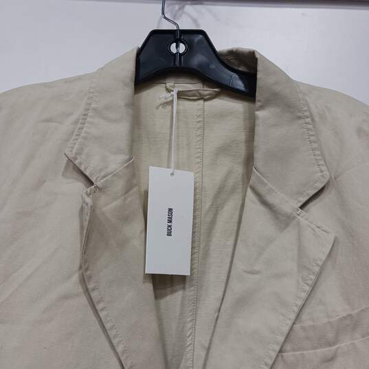 Buck Mason Women's Ever Twill Two Button Blazer Jacket Size XL image number 3