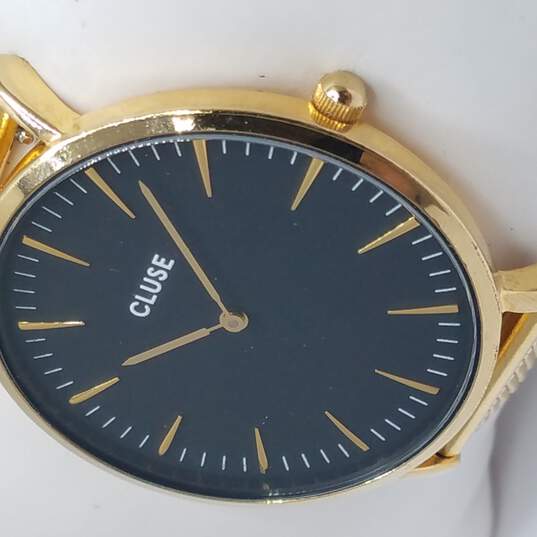 Cluse Gold Tone & Black 38mm Watch image number 3