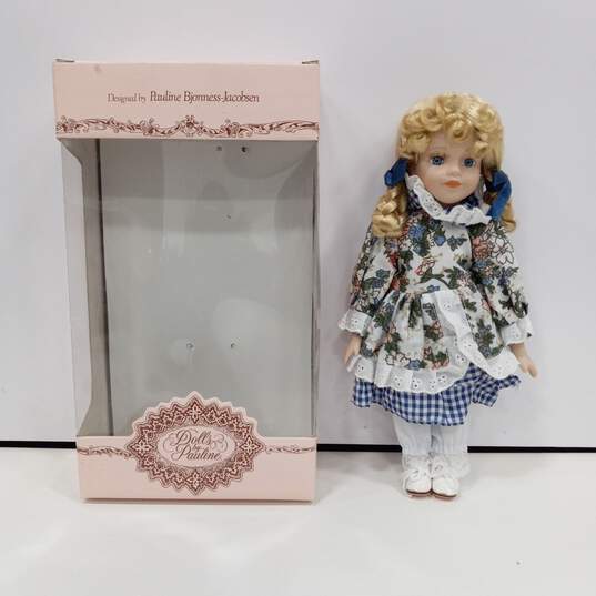 Applause 'Dolls by Pauline' Porcelain Doll IOB image number 1