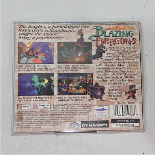 Blazing Dragons Sony PlayStation CIB image number 5