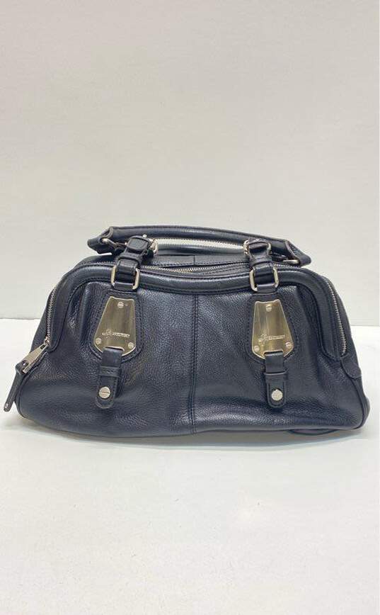 B. Makowsky Leather Shoulder Bag Black image number 1