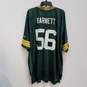 Mens Green Green Bay Packers Nick Barnett #56 Football NFL Jersey Size 2XL image number 2