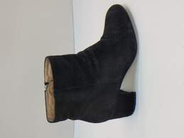 Halogen Women's Black Suede Ankle Boot Size 10M