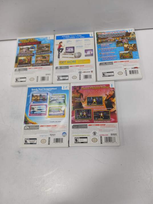 Lot of 5 Nintendo Wii Games image number 2