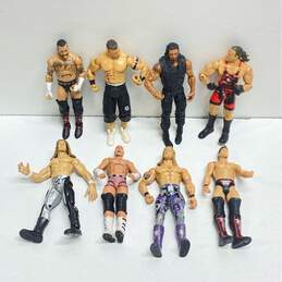 Mixed (WWE, WCW, & WWF) Wrestling Action Figures Bundle (Set Of 29) alternative image