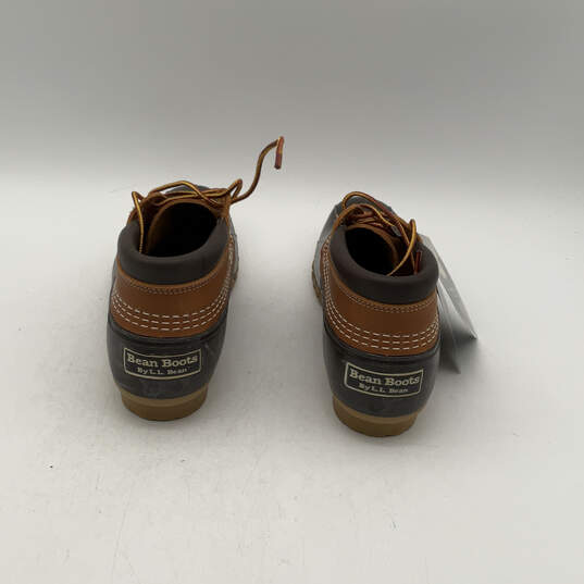 NWT Womens Brown Round Toe Lace-Up Hunting Duck Boots Size 8 image number 2