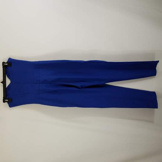 San Joy Women Blue Strapless Jumpsuit S image number 3