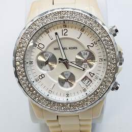 Michael Kors 40mm Crystal Bezel Chronograph Unisex Quartz Watch