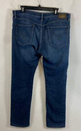 John Varvatos Mens Blue Medium Wash Slim Fit Denim Straight Leg Jeans Size 36 alternative image