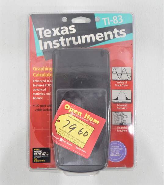 Lot of 5 Texas Instruments Graphing Calculators TI-83 TI-84 Silver image number 2