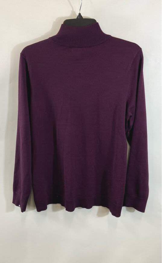 Calvin Klein Purple Sweater - Size Large image number 2