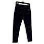 Womens Blue Denim Dark Wash Stretch Pocket Skinny Leg Jeans Size 4 image number 3